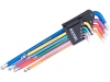 8819416 L-klíče TORX prodloužené barevné, sada 9ks, s kuličkou, T10-50, S2, FORM